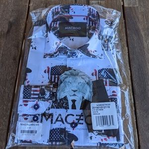 Maceoo Designer Skull Men's Shirt